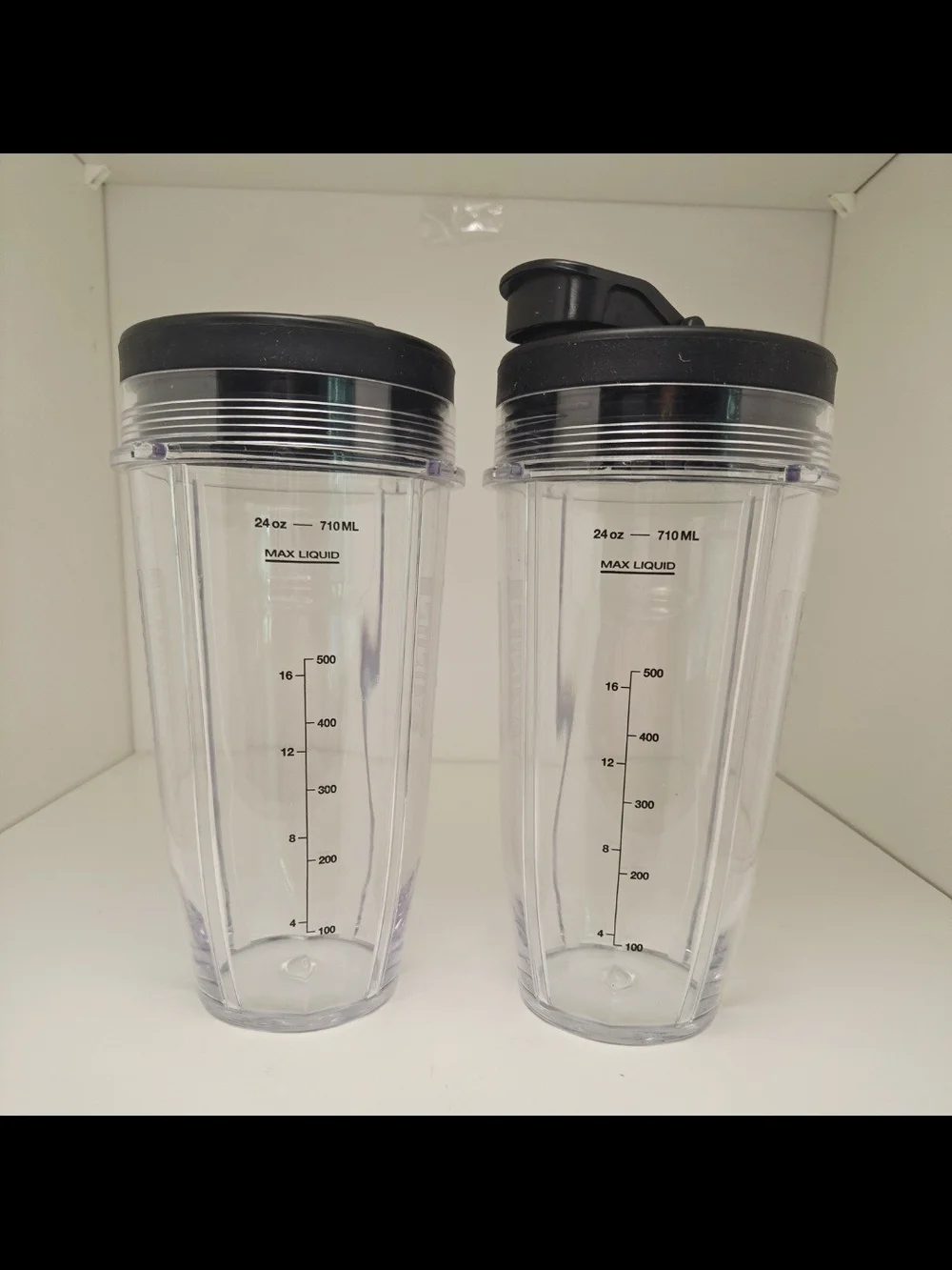 Replacement 24 oz Nutri Ninja Blender Cup with Sip & Seal Lids (2 Pack)